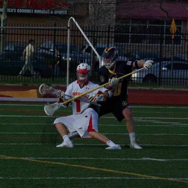 212 Lacrosse player in action